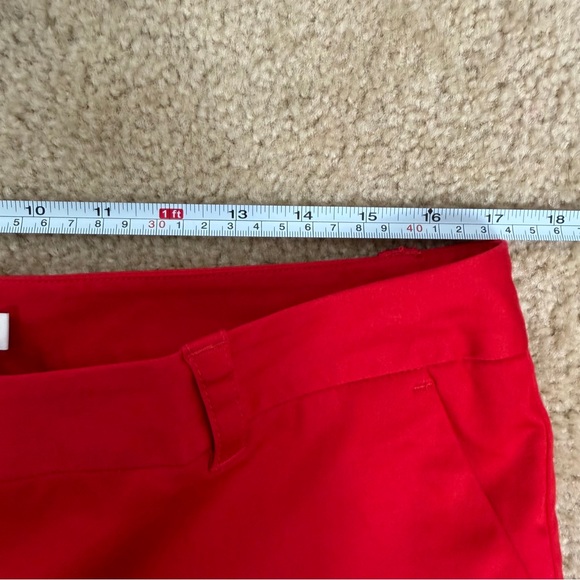 Vineyard Vines Red Tapered Pants Women's Size 12 - Picture 4 of 10